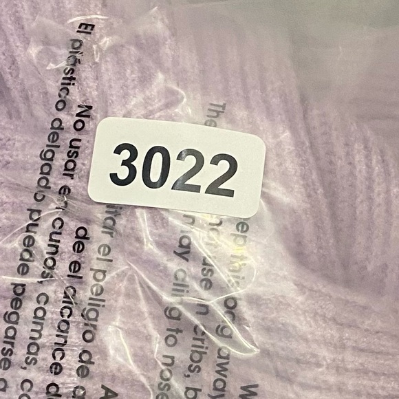 Apparis Purple Rib Knit Cardigan Sweater 3022 - Picture 11 of 11